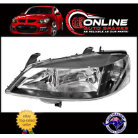 Headlight LEFT Holden Astra TS 1998 - 2006 Black head light lamp lh lhs