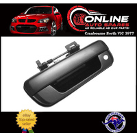 Tailgate Handle BLACK Smooth W/Key Hole fit Isuzu DMAX D-MAX Rodeo RA Ute 02-12