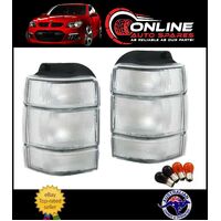 Holden Commodore Tail Light PAIR - CLEAR VN VG VP VR VS Wagon Ute lamp altezza