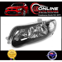 Headlight LEFT fit Holden Commodore VX VU SS Black Tear Drop QUALITY head light