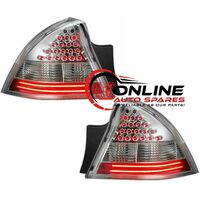 LED Chrome Taillights PAIR fit Holden Commodore VY Sedan S SS Executive