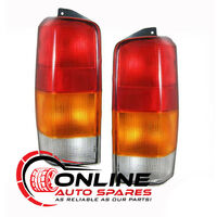 Taillight PAIR fit Jeep Cherokee XJ 8/97-9/01 Red Amber Clear lamp tail light
