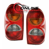 Taillight PAIR fit Jeep Cherokee KJ WAGON S1 -3 Globe 9/2001-10/2004 tail light