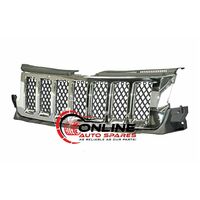 Main Grille fit Jeep Grand Cherokee WK 2/11-7/13 Chrome With Black Mesh grill
