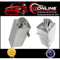 Universal Windscreen Washer Tank / Bottle 1.8L Polished Aluminium Holden Ford