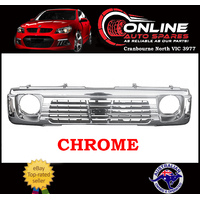 CHROME Grille TO SUIT Nissan Patrol GQ Y60 11/94 - 10/97 grill surround
