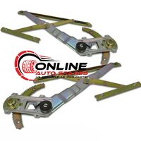 Front Window Regulator PAIR fit Nissan GQ Y60 87-97 Elec Man LH RH glass lifter 