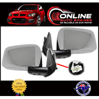 Chrome Door Mirror PAIR - Electric fit Nissan Patrol GU 97-16 Wagon BRAND NEW