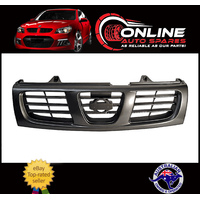 Front Grille Silver Grey Suit Nissan Navara D22 5/00-10/01 2WD 4WD plastic grill