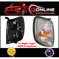 Front Corner Park Indicator Light RIGHT Suit Nissan Navara D22 Ute 97-00 NEW ADR