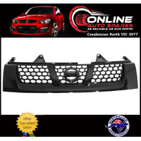 Front Grille BLACK Suit Nissan Navara D22 DX 01-15 2WD 4WD plastic grill