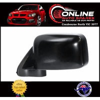 Door Mirror MANUAL LEFT fits Nissan Navara D22 Ute 1/08-4/15 2WD 4WD rear view