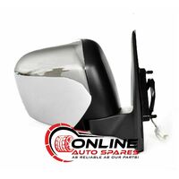 Electric Door Mirror RIGHT Chrome fit Mitsubishi Triton ML MN 7/06-3/15 NEW side