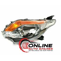 Left Hand Head Light Lamp GLX (Black) fit Mitsubishi Triton Ute MQ 16~18 LH LHS