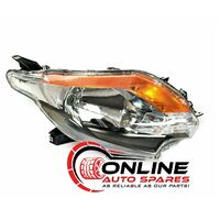 Right Hand Head Light Lamp GLX (Black) fit Mitsubishi Triton Ute MQ 16~18 RH RHS