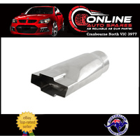 Outlaw Chevy Bow Tie 3" Exhaust Tip 304 Stainless Steel Single Outlet chev