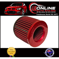 Simota Performance Pod Air Filter Red Element + Top Edge 77mm intake otr