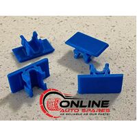 Holden Commodore Door Lock Knob Retainer Clips x4 BLUE NEW VN VP VG VQ VR VS