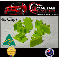 Holden Commodore Door Lock Knob Retainer Clips x4 GREEN NEW VN VP VG VQ VR VS