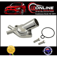 Chrome Twin Port Thermostat Housing fit Holden V8 253 308 + Bolts + Seal