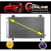 Air Con AC Condenser fit Toyota Corolla ZZE122R 1.8L 01-07 DIAGONAL MOUNT a/c