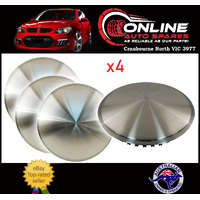 15" HEAVY DUTY Stainless Steel Moon Wheel Discs Set of 4x rim hub caps hot rod