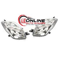 Headlight PAIR fit Toyota Yaris NCP90 Hatch 05-08 NEW head light rh lh