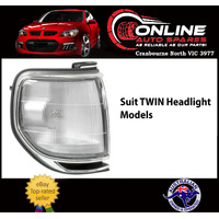 Front Corner Park Light RIGHT fit Toyota Landcruiser 80 Series TWIN Light CHROME