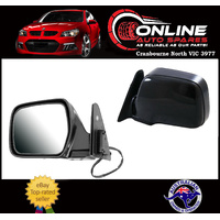 Electric Door Mirror LEFT fit Toyota Landcruiser 80 Series 90-98 Black