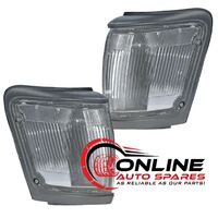 Fromt Corner Light  Indicators GREY Trim FLAT Lens fit Toyota 4 Runner 89~91