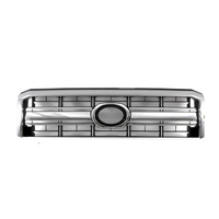 Grille Black / Chrome Fits Toyota Landcruiser 76 78 79 Series 2007-2018 grill