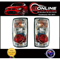 Chrome Taillight PAIR fit Toyota Hilux 1988-1997 Style Side performance altezza