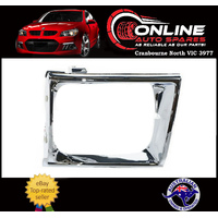 RIGHT Headlight Surround CHROME fit Toyota Hilux 4 Runner LN10# 10/1988-09/1991