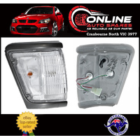 RIGHT Front Corner Light Parker / Indicator GREY Trim fit Toyota Hilux 91 -97