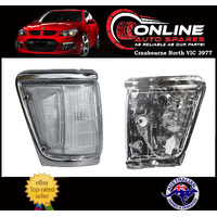 LEFT Front Corner Light Parker / Indicator CHROME Trim fit Toyota Hilux 91-97
