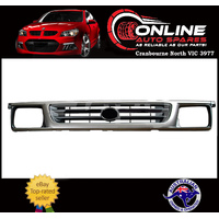 Grille fit Toyota Hilux SILVER 97-07 LN147R RZN149R RZN154 grill trim