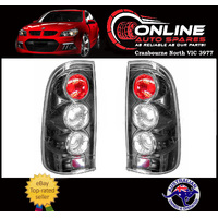 fit Toyota Hilux Black Taillight PAIR KUN26R Series 05-11 Style Side performance