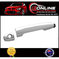 Front Door Handle x1 LEFT or RIGHT Chrome fit Toyota Hilux 05-11 W/Key Hole grab