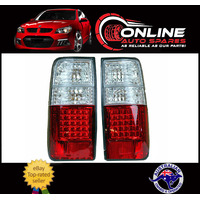 LED Taillight Pair Suit Toyota Landcruiser 80 series 1990-98 lh rh tail light 