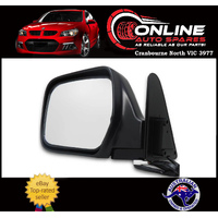 Electric Door Mirror LEFT Suit Toyota Landcruiser 80 Series BLACK rear view