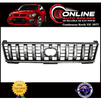 Grille CHROME fit Toyota Landcruiser Prado 90 95 Series Vertical Lines 96-99 grill
