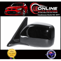 Door Mirror LEFT - ELECTRIC fit Toyota Landcruiser 100 Series Black 98 -07 rear view