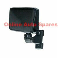 fit Toyota Landcruiser 79 Series Door Mirror LEFT - Manual 8/99-1/07 VERTICAL