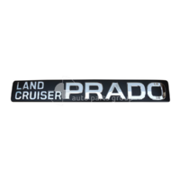 fit Toyota Tailgate PRADO Badge / Emblem fit Landcruiser 09-20 150 Series
