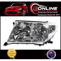 Headlight LEFT fit Toyota Landcruiser 200 Series 07-15 HALOGEN head light lamp 