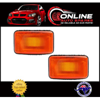 suit Toyota Camry SXV20 Guard Flasher Indicator Light PAIR 97-02 AMBER repeater