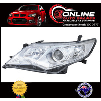 CHROME Headlight LEFT fit Toyota Camry ASV50 Altise/Atara Sedan 12/11 to 04/15