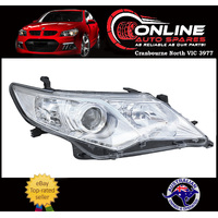 CHROME Headlight RIGHT fit Toyota Camry ASV50 Altise/Atara Sedan 12/11 to 04/15