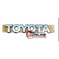 fit Toyota Yaris Hatch Tailgate Badge NCP90 / NCP91 05-11 "fit Toyota"