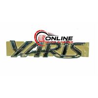 fit Toyota Yaris Hatch Tailgate Badge NCP90 / NCP91 05-11 "YARIS"